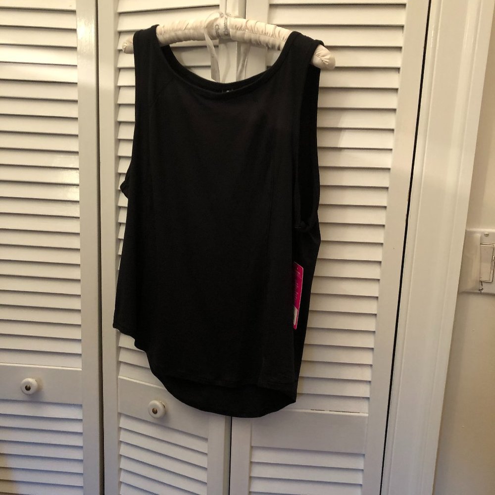 Yogalicious Workout black Tank Top, XL